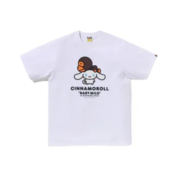 A BATHING APE X Cinnamoroll Baby Milo Tee