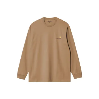 Carhartt WIP American Script T Shirt T Shirt Men's Khaki
