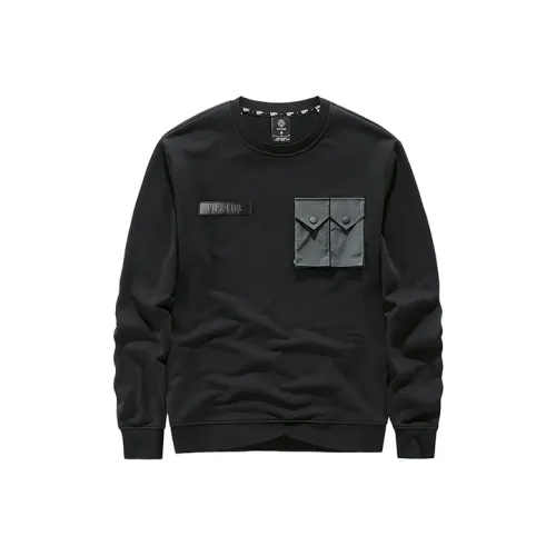 VIP Crew Neck Loose Fit Regular Sweatshirt Men's Black