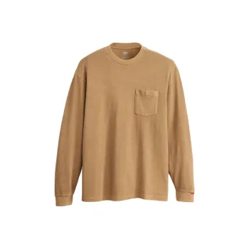 Levis T-Shirts Men Brown