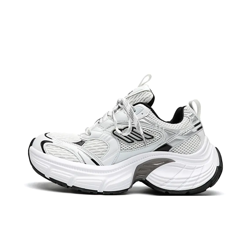 MVA Anti Slip Wear Resistant Breathable Impact Resistant Lightweight Low Top Chunky Sneakers Unisex-0