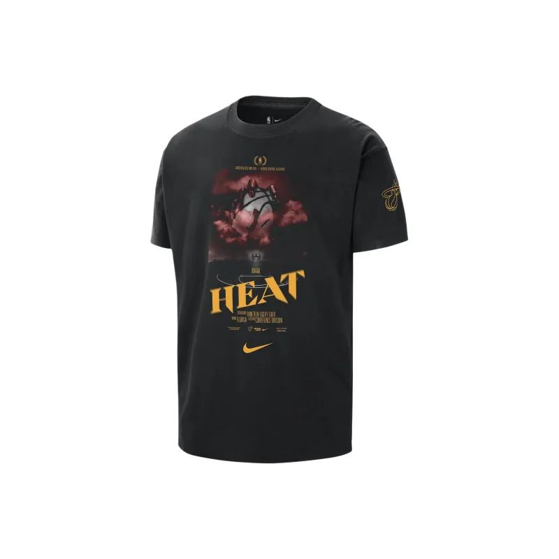 Nike x NBA Miami Heat T-Shirt Men's Black-0
