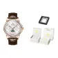 Rose Case White Dial Brown Leather[Luxury Box]
