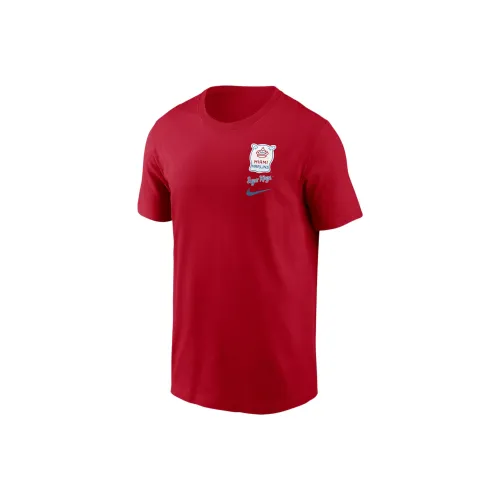 Nike MLB Collaboration City boot T-Shirt Miami Marlins Men's Red