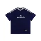 Navy Blue White Collar