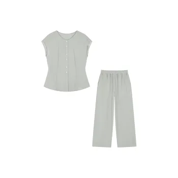 Mo Han Yi Mei Casual Suit Women's Mint Mamba
