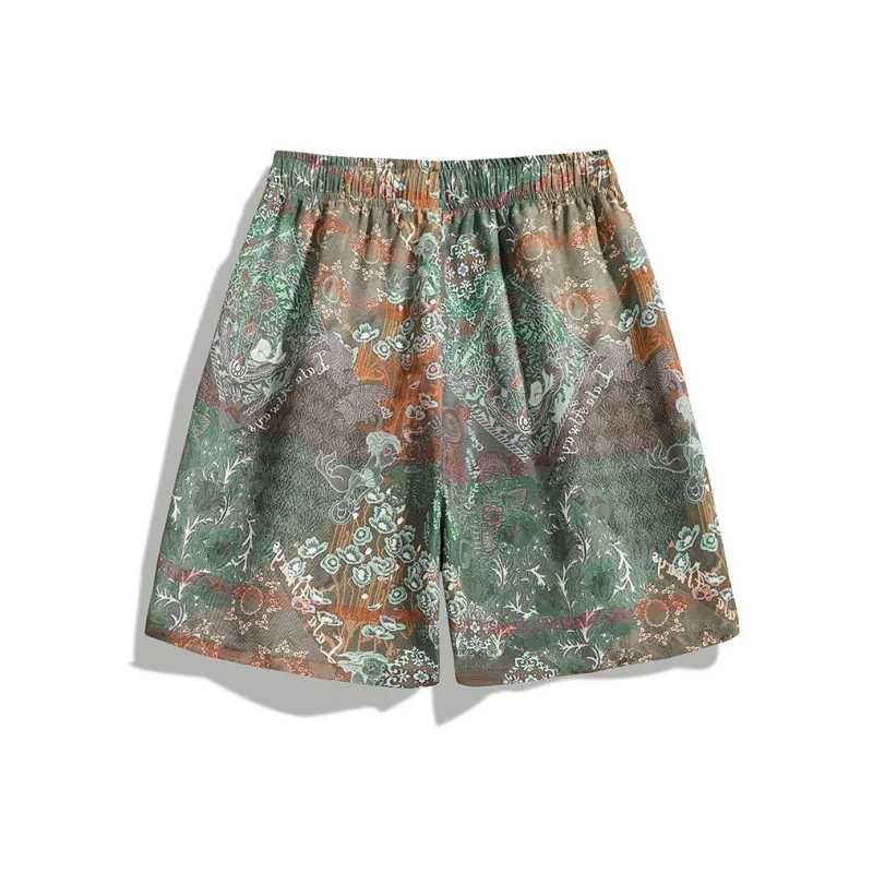 RASHOMONG Beach Shorts Men-5