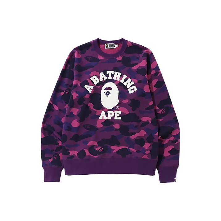 A BATHING APE Color Camo Crewneck Crewneck-1