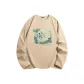 [100% cotton]Khaki (B Painting Crane)