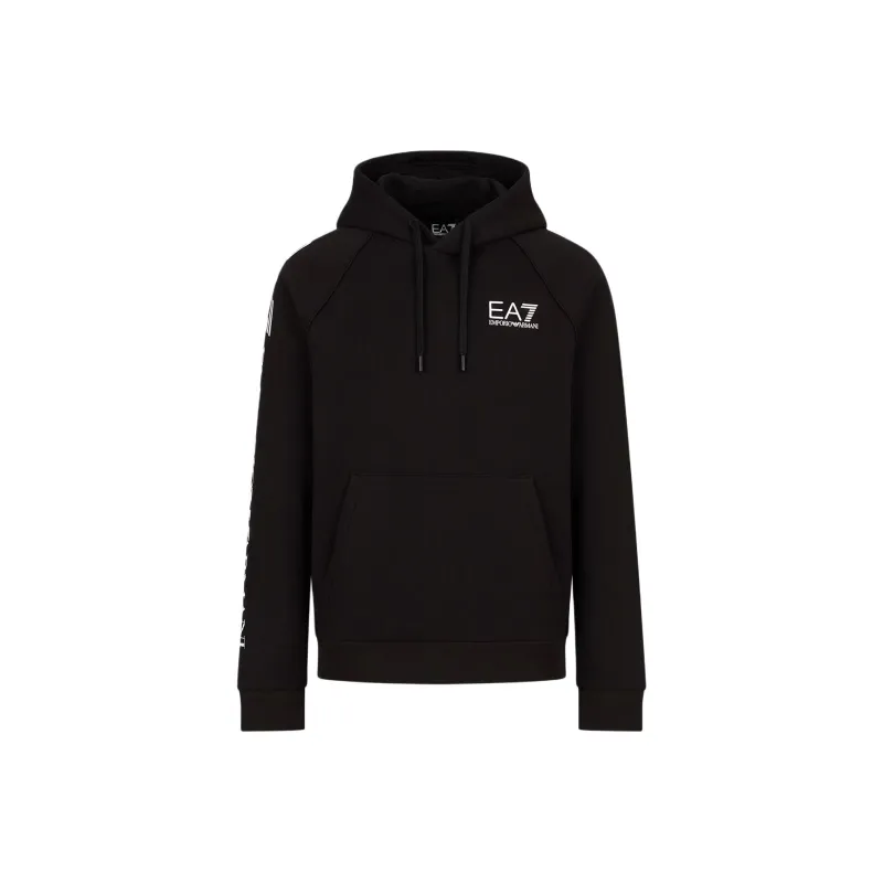 EMPORIO ARMANI Logo-Printed Drawstring Hoodie-0
