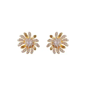 Vegetarian S925 Silver Stud Earrings Women's
