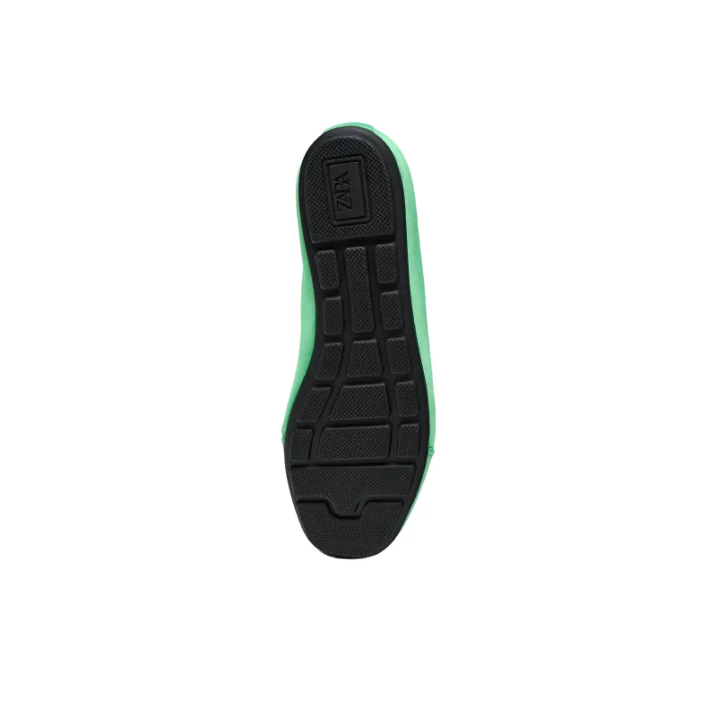 ZARA Casual Single Shoes 1cm Women's Green-4