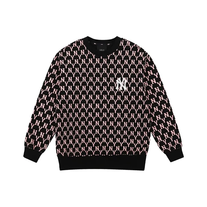 MLB Old Flower Sweatshirt Unisex Black-0
