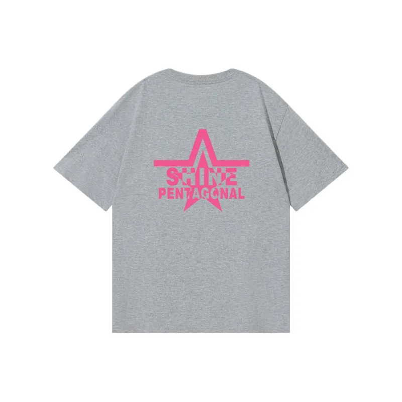 PENTAGONAL HEART Stepping Star Dream Series 100% Cotton Crew Neck T Shirt Unisex-4