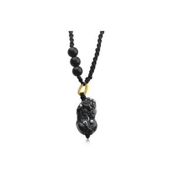 Lao Feng Xiang Obsidian Jade Unisex