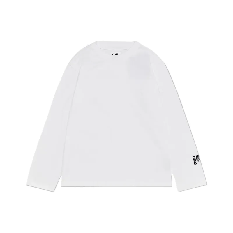 THE NORTH FACE The North Face X Face Heavyweight Long Sleeve Tee T Shirt Men's White-0