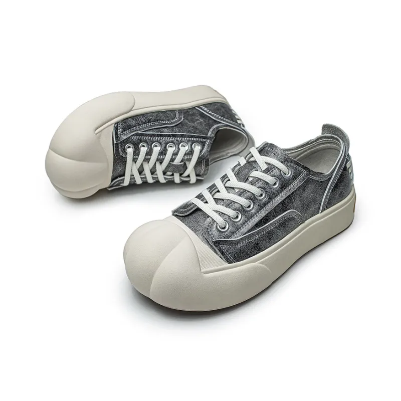 Rummaden Slip Resistant Cushioning Wear Resistant Lightweight Breathable Low Top Skateboard Shoes Unisex-7
