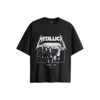 H&M T Shirts Men Black