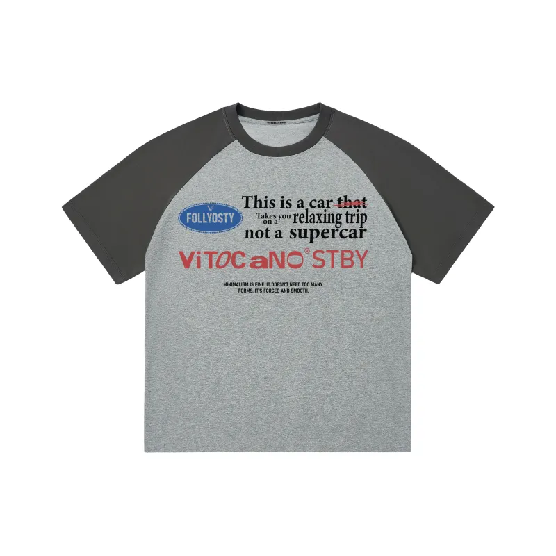 Vitocano T-Shirt Unisex White & Navy Blue-16