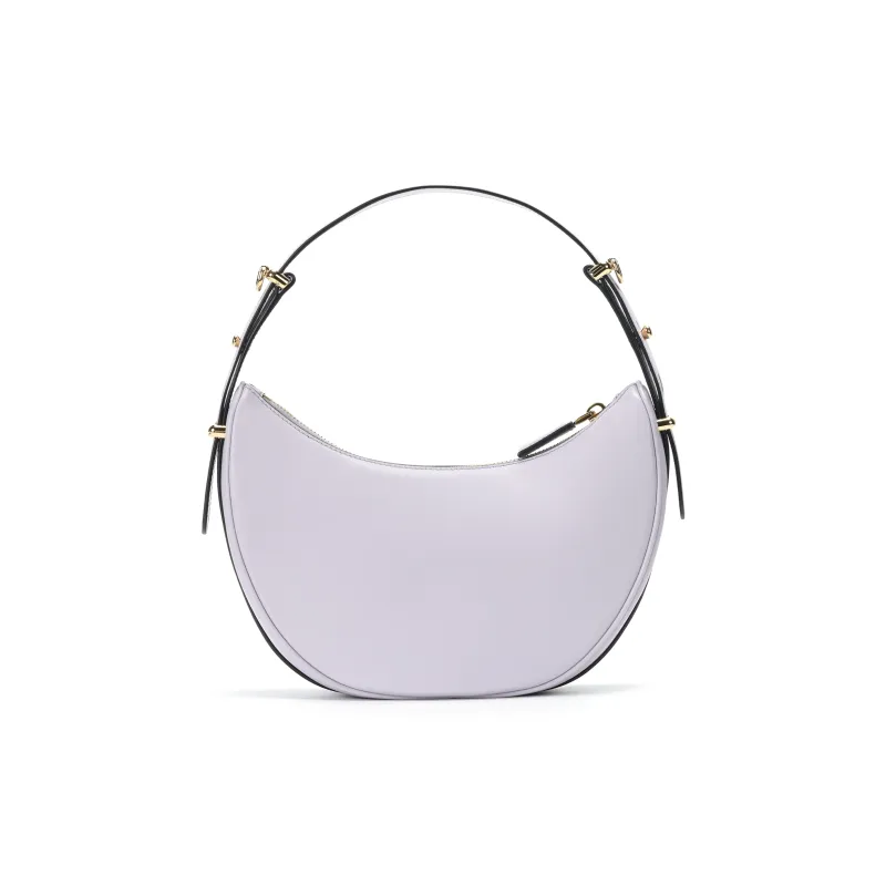 PRADA Arque Leather Portable Crossbody Bag, Shoulder Bag Women's Light Purple-2