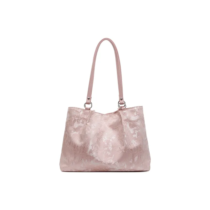 Yalu Oriri Underarm Shoulder Bag Regular Women's Ecru/Blue/Pink-14