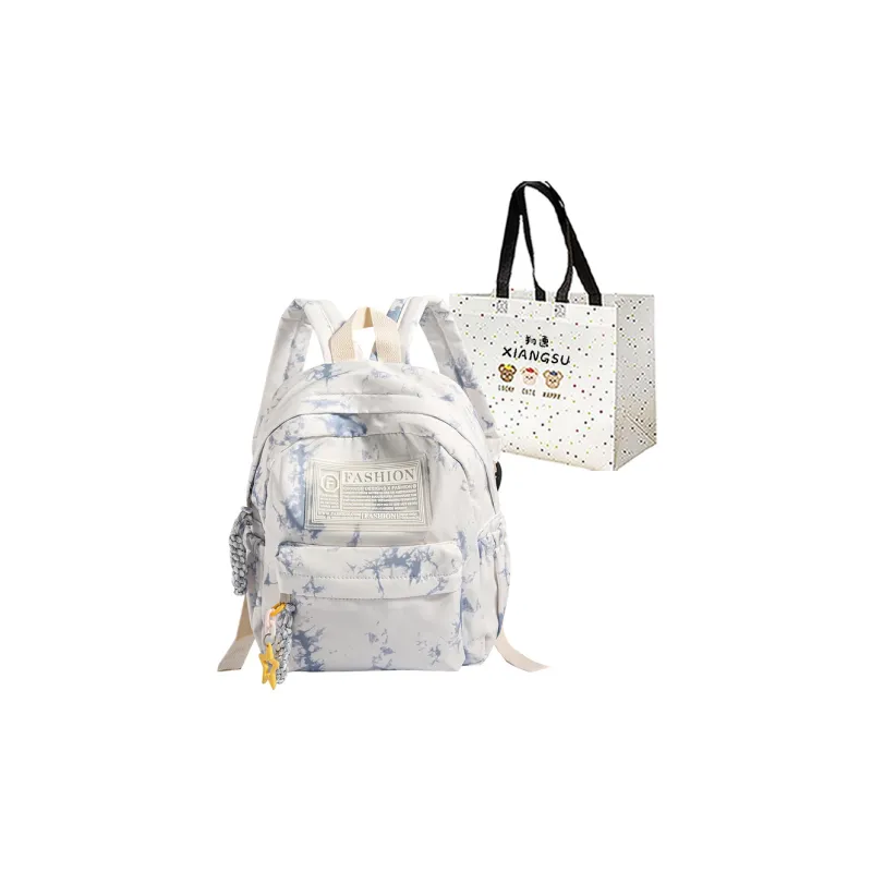 XIANGSU Nylon Backpack Regular Unisex Multicolor-10