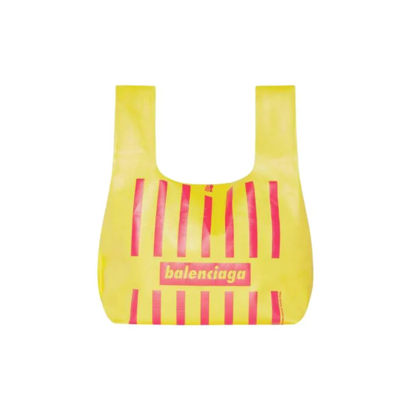 Balenciaga Calfskin Handbag Men's Yellow-0