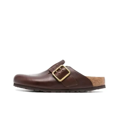 Birkenstock Boston Bold Leather Narrow Fit 'Roast'