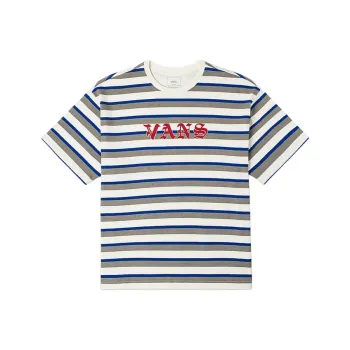 Vans SS25 T Shirt Unisex Ecru Stripes