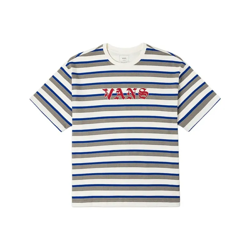 Vans SS25 T Shirt Unisex Ecru Stripes-0