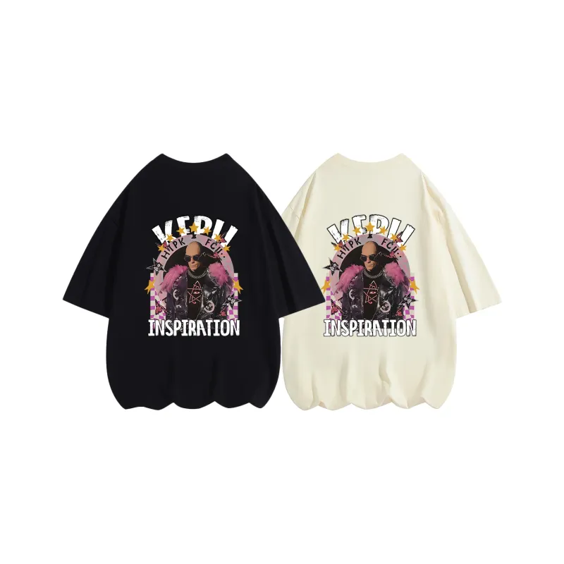 Kepu T Shirt Unisex 2 Pack 2 Pack White+White-16