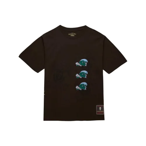 Travis Scott X Mitchell & Ness Tulane Green Wave Seal T Shirt
