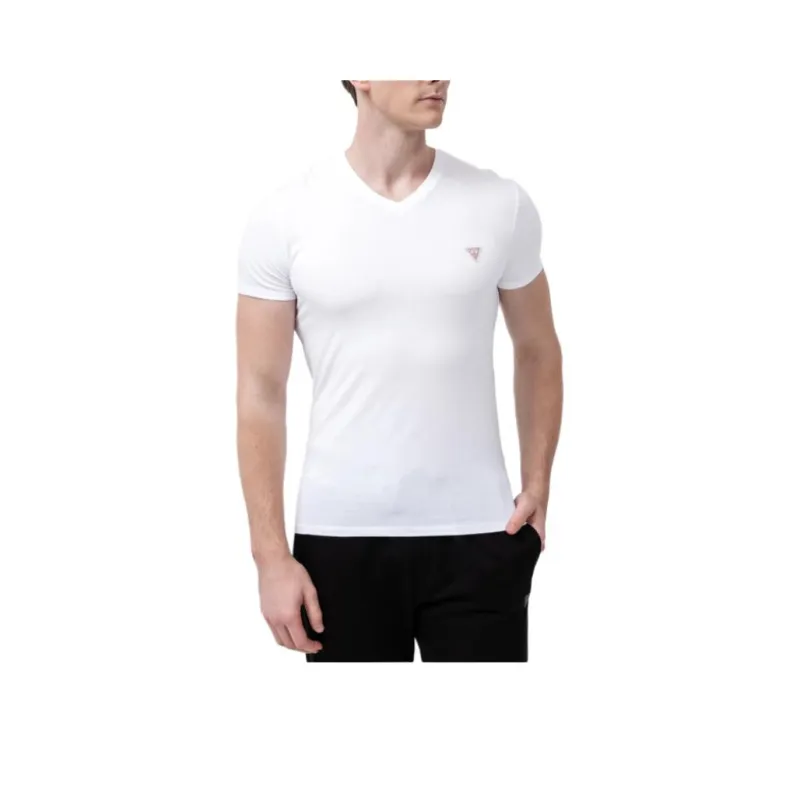 GUESS T Shirts Men White-0