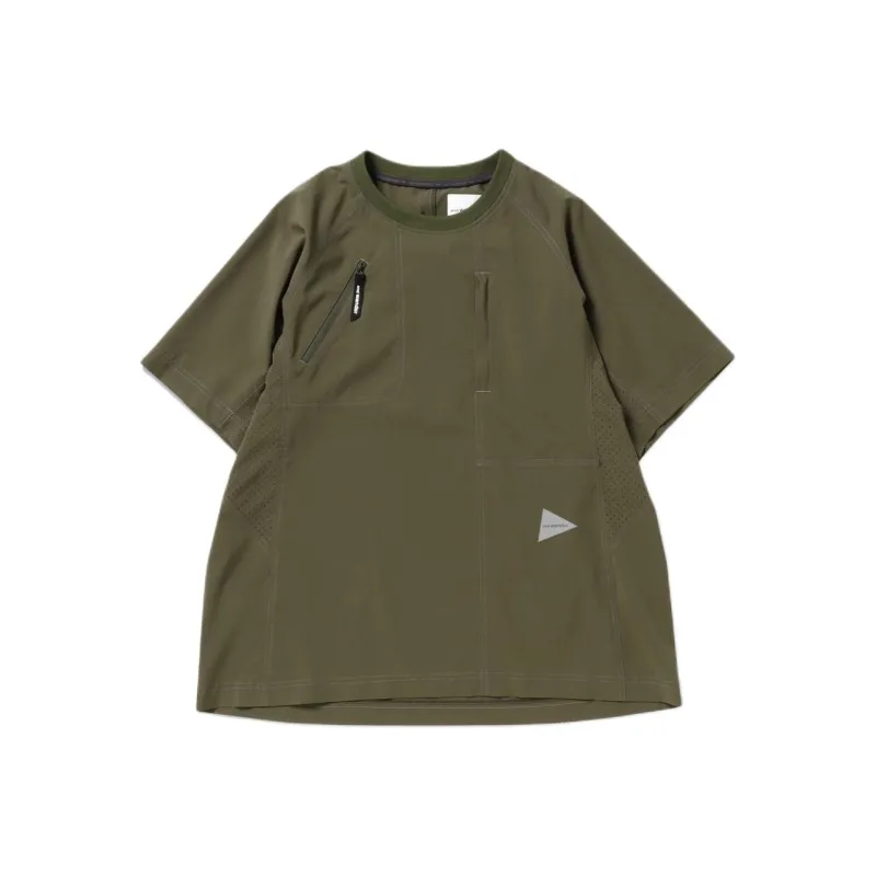 And Wander T Shirt Unisex Khaki-0