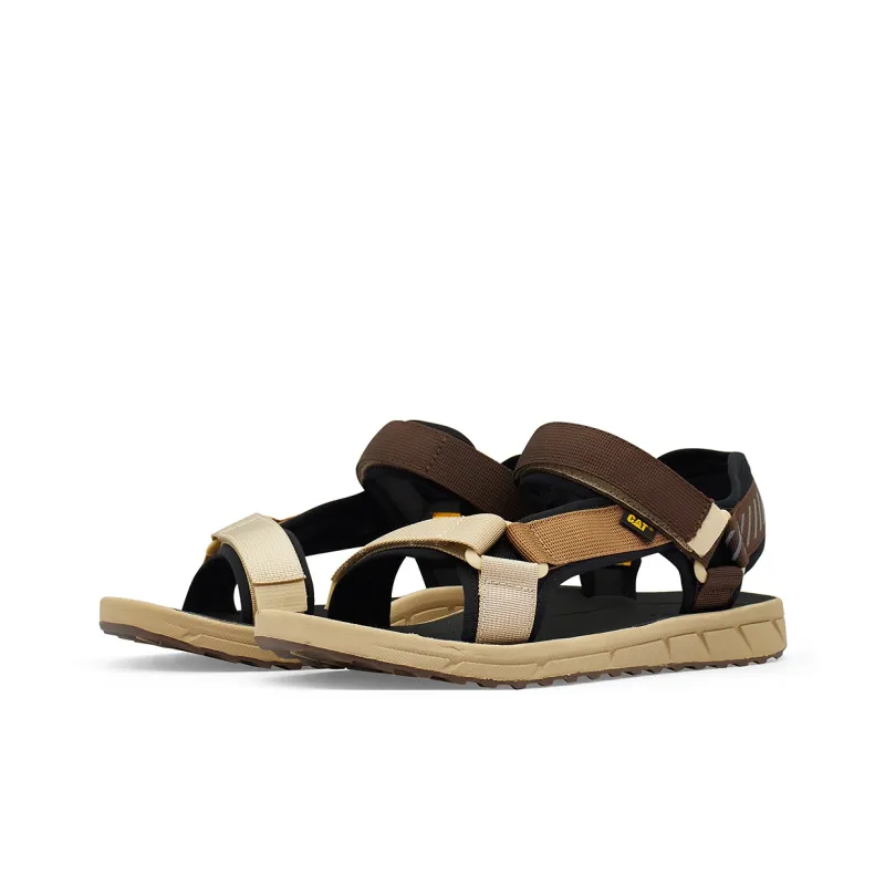 CAT Beach Sandals Men's Dark Khaki-1
