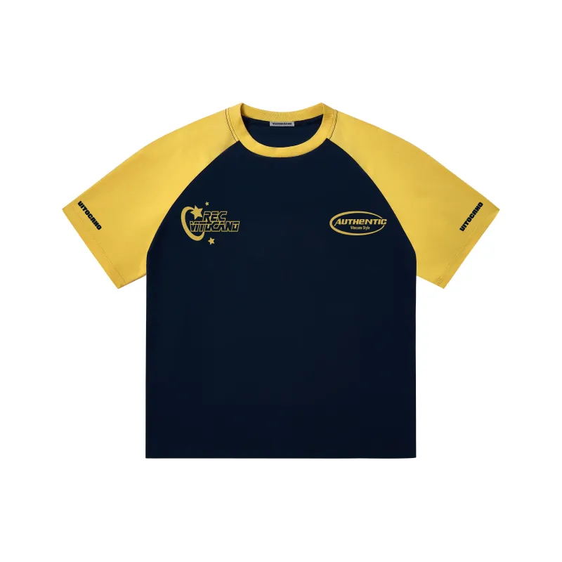 Vitocano T-Shirt Unisex White & Navy Blue-6