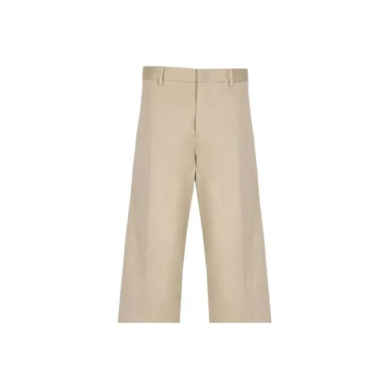 Lanvin High Waist Twisted Chino Trousers-4