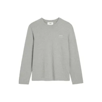AMIPARIS Logo print Cotton T shirt