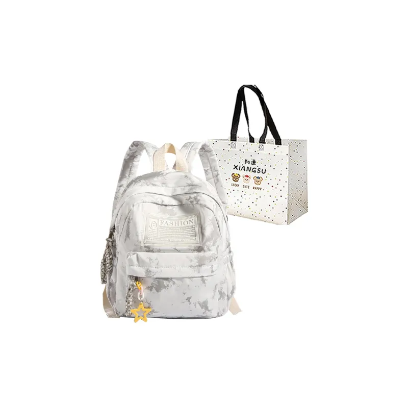 XIANGSU Nylon Backpack Regular Unisex Multicolor-15