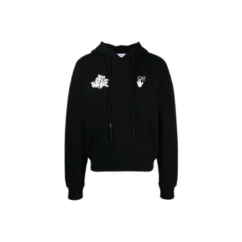 OFF WHITE Red Tongue Hoodie