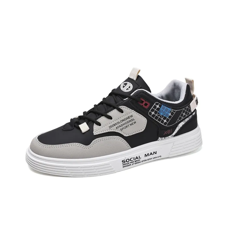 Yi Jiabao Wear Resistant Balance Support Low Top Skateboard Shoes Men's-2