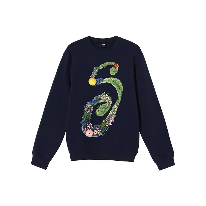 Stussy Floral S Crew-4