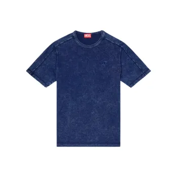 DIESEL Denim Look Crewneck T Shirt