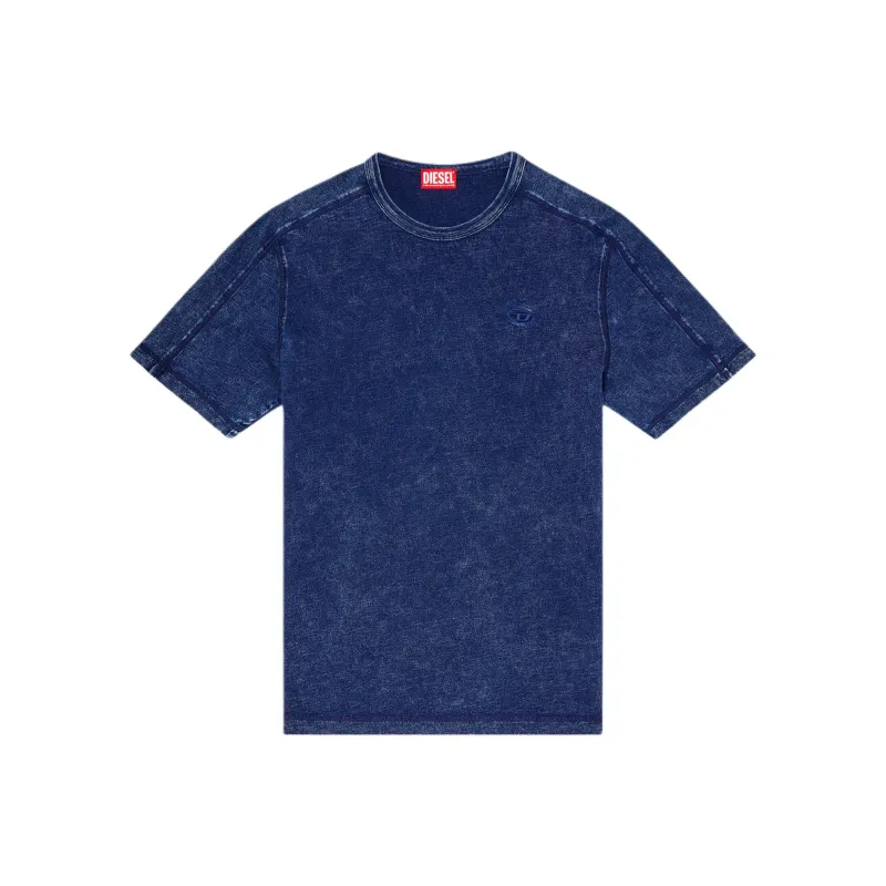 DIESEL Denim Look Crewneck T Shirt-0