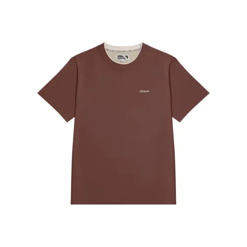 Mizuno HERITAGE Series T Shirt Unisex Cameo Brown