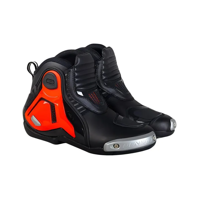 BENKIA Breathable And Wear resistant Motorcycle Shoes Unisex Orange-1