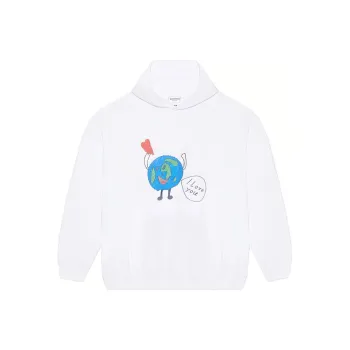 Balenciaga Earth Logo Hoodie