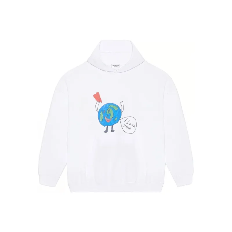 Balenciaga Earth Logo Hoodie-0