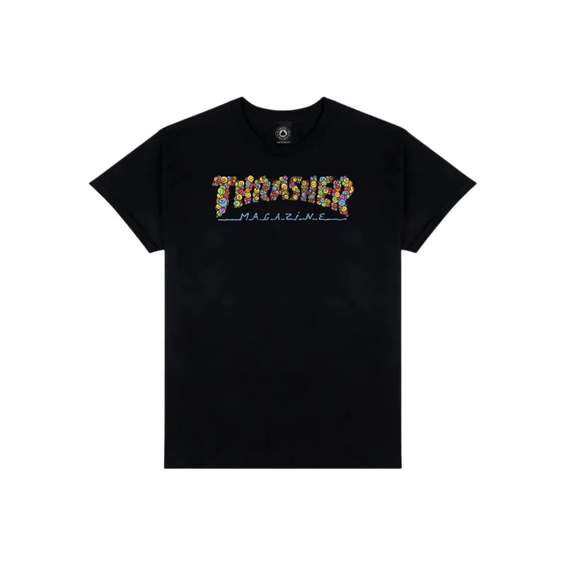 Thrasher T-Shirts Unisex Black-0