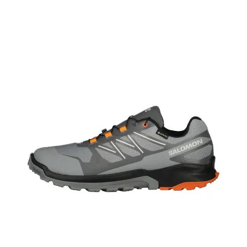 SALOMON XA FLYER GTX Anti Slip Wear Resistant Low Top Trail Running Shoes Men's Gray